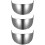 3Pièces Accessoires Casque Visière Argent Pièce Installation Facile 10