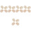 10Paires Moufles Coton Anti-Rayures Pour - Assorties 6