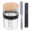 3Ensembles Lot Bocaux Levain Verre Borosilicate Spatule Silicone 2