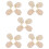 10Paires Moufles Coton Anti-Rayures Pour - Assorties 9