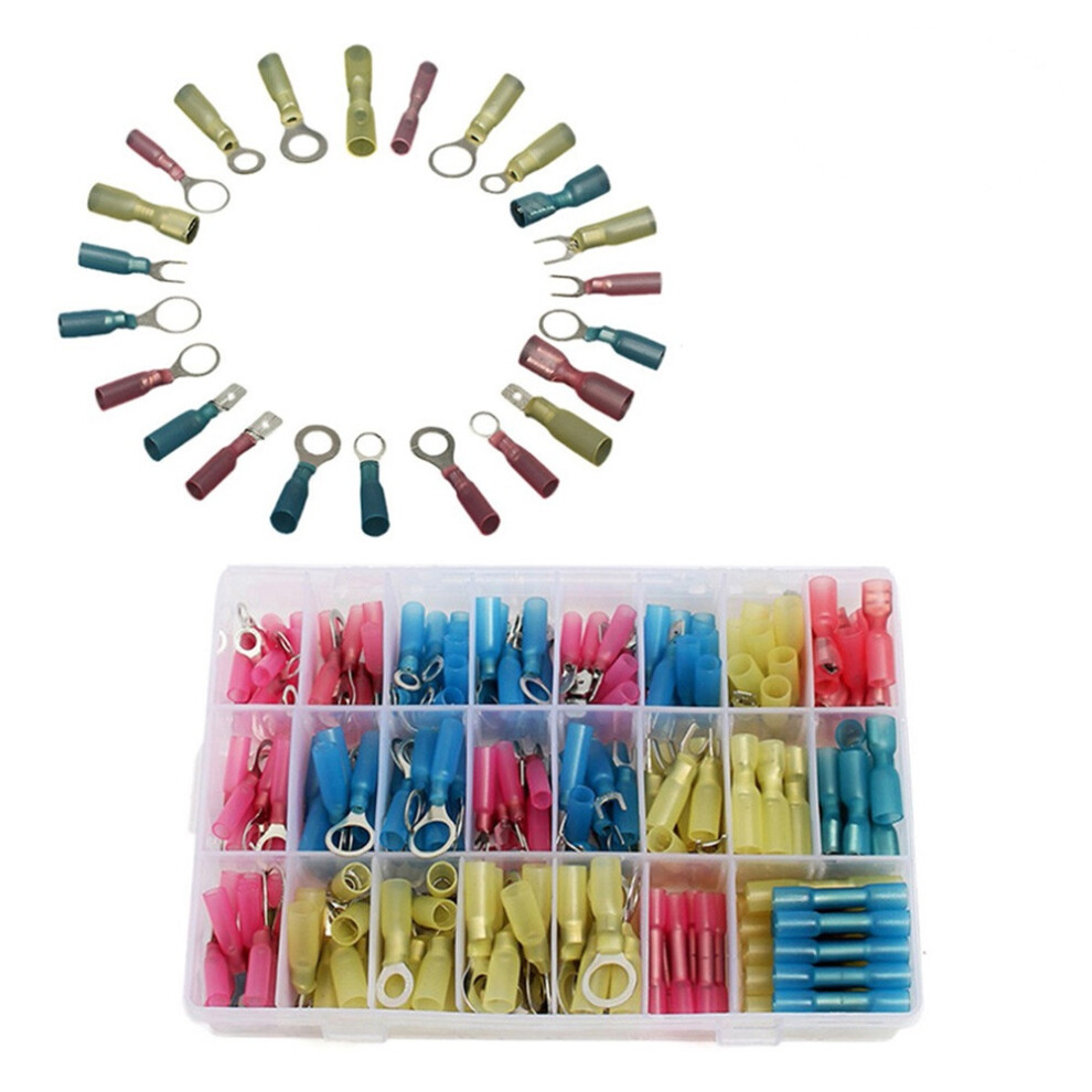 720Pcs Heat Shrinkable Butt Terminal Connectors Wire Protection Set 3172749232060