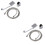 6Pcs Adjustable Silver Handheld Shower Head Bathroom Sprinkler Durable 6