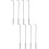 8Pièces Accessoires Bbq Acier Inoxydable Manche Long Multi-Couleurs 7