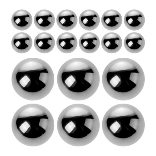100Pièces Billes Mélangeuses En Acier Pour Vernis Et DIY 1