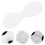 1600Pcs Moisturizing Eye Mask Papers Thin Cotton Eye Pads for DIY Use 9