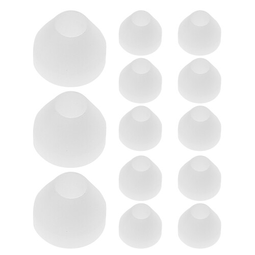 80Pcs Practical White Pe Pen Bushings Non-Stick for Pen Turning 1