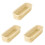 3Pcs Plastic Rattan Woven Basket Assorted Color Tableware Storage Box 2
