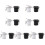 14Pcs Eyelash Storage Boxes Negative Pressure Glue Containers 6