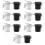 14Pcs Eyelash Storage Boxes Negative Pressure Glue Containers 10