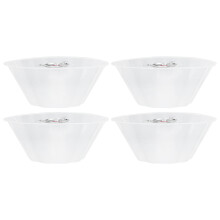 8Pcs White Plastic Oil Cups Durable Range Hood Kitchen Accessories