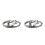 2Sets Silver Photo Hanging Wire Curtain Drape Wire for Home Decoration 8