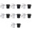 14Pcs Eyelash Storage Boxes Negative Pressure Glue Containers 8