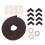 5Sets Baby Corner Bumper Strips Brown Soft Protector for Home Use 1