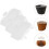 12Pcs White Plastic Bike Basket Covers Easy Install Sturdy Lid 8