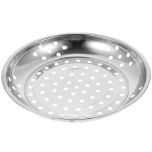 2Pcs Silver Metal Steamer Basket Insert for Pot Reusable Cooking Tray