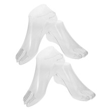 8Pairs Realistic Curved Plastic Foot Stand for Sock Display Holder