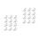 24Pcs White Quilt Fixed Clamps for Bed Sheets and Comforters 4