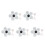 5Pcs Magnetic Nail Stand White Plastic Adjustable Holder for Nail Art 5
