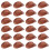 120Pcs Small Plastic Mini Hats Brown Tiny Hats for Crafts and Dolls 8