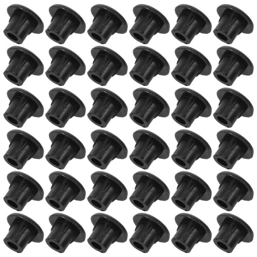1500Pièces Cache-Vis Plastique Noir Rond Outils Pour Maison