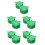 10Pcs Durable Plastic 13P Trailer Plug Holders Green for Rv Trailers 6