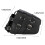 2Pcs Durable Waterproof Motorcycle Bag Black PU Saddle Pouch 3