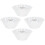 8Pcs White Plastic Oil Cups Durable Range Hood Kitchen Accessories 7