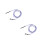 2Pcs Durable Glasses Cord Lanyard Lavender for Active Eyewear 9