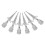 12Pcs Silver Iron Fence Post Caps Replacement Decorative Fence Finials 1