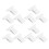 24Pcs White Quilt Fixed Clamps for Bed Sheets and Comforters 2