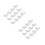 24Pcs White Quilt Fixed Clamps for Bed Sheets and Comforters 6