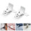 24Pcs White Quilt Fixed Clamps for Bed Sheets and Comforters 8