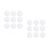 48Pcs White Plush Balls for Clothes Soft Durable Fluffy DIY Crafts 5