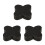 300Pcs Black Chocolate Compartment Paper Trays for Truffle Storage 4