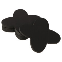 300Pcs Black Chocolate Compartment Paper Trays for Truffle Storage