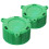 10Pcs Durable Plastic 13P Trailer Plug Holders Green for Rv Trailers 1