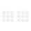 48Pcs White Plush Balls for Clothes Soft Durable Fluffy DIY Crafts 6