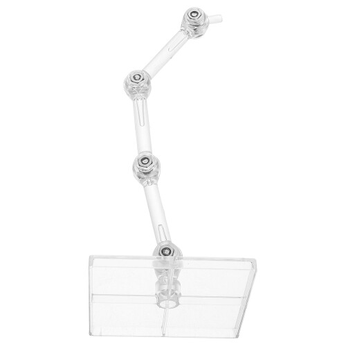 4Pcs Clear Plastic Doll Stand Desktop Figure Holder for Home Display 2
