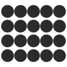40Pcs Fireproof Cotton Mats Black Incense Burner Accessories Reusable
