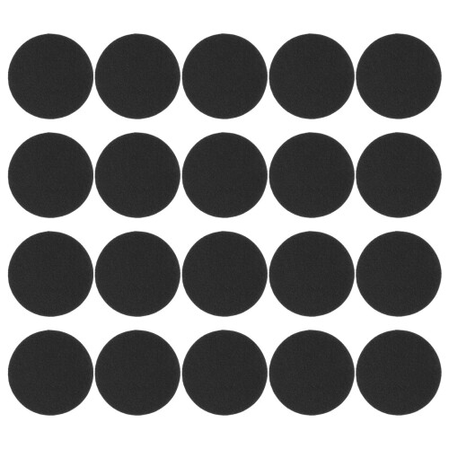 40Pcs Fireproof Cotton Mats Black Incense Burner Accessories Reusable