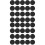 40Pcs Fireproof Cotton Mats Black Incense Burner Accessories Reusable 5