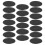 40Pcs Fireproof Cotton Mats Black Incense Burner Accessories Reusable 9