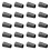 40Pcs Black Rubber Trekking Pole Tip Protectors Walking Stick End Caps 1