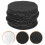 40Pcs Fireproof Cotton Mats Black Incense Burner Accessories Reusable 8