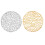 4Pcs PVC Round Braided Placemats Dining Table Mats 1