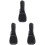 3Pcs Waterproof Guitar Gig Bag Black with Pockets and Convenient Strap 2