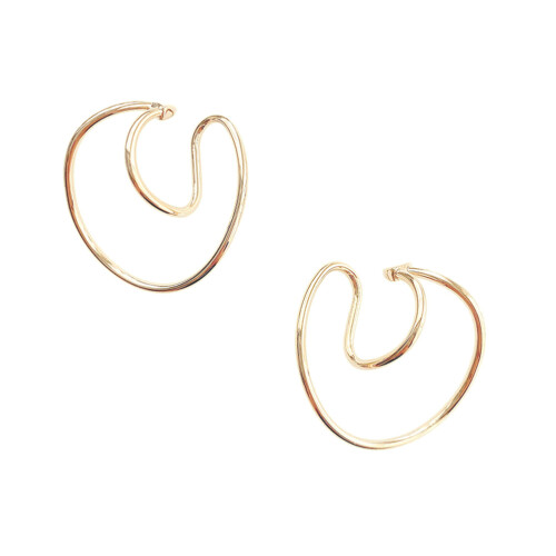 2Pairs Horseshoe Earrings Comfortable Ear Hooks Gift 2