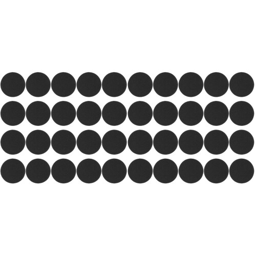 40Pcs Fireproof Cotton Mats Black Incense Burner Accessories Reusable 1