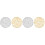 4Pcs PVC Round Braided Placemats Dining Table Mats 2