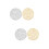 4Pcs PVC Round Braided Placemats Dining Table Mats 7